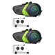thumbnail image 2 of 2X LX3 Casco Auricular Bluetooth 1200MAH Motocicleta BT5.0 Inalámbrico Manos Llamada Estéreo B, 2 of 4