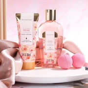 Spa Gift Sets for Women - 10 Pcs Rose Bath Body Care Gift Baskets, Relaxing Home Spa Kits Self Pampering Birthday Gifts Anniversary Ideas for Her