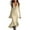 Khaki, variant on HVOBTTY Spring Casual Elegant Long Sleeve Dresses for Women, Women's Solid Elegant Chiffon Long Sleeve Half-Zip Flared Sleeve Knit Fishnet Dress Maxi Dress Sweater Dress Black, XL