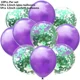 thumbnail image 5 of 10 piezas/lote de globos de látex con confeti rojo, rosa y dorado para fiesta de cumpleaños, globos metálicos para niños y adultos, bolas de helio, decoración para fiestas de bodas, 5 of 5