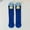 Royal Blue, variant on Girl's Colorful Novelty Socks, Funny Big Mouth Design with Braids Mid-Calf Crew Socks, Quirky Gift for Boys Girls, White, One Size