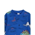 thumbnail image 4 of Toddler Baby Boy Clothes Set 6M 12M 18M 24M 3Y 4Y Dinosaur/Fox Sweatshirt Top Jogger Pants Fall Winter Tracksuit Outfit 0M-4Y, 4 of 8