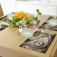 thumbnail image 4 of Ambesonne Vintage Place Mats Set of 4, Voyage Theme Lifestyle, Standard Size, Cream, 4 of 6