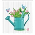 thumbnail image 3 of Ambesonne Floral Shower Curtain, Bouquet of Tulips Garden, 69"Wx70"L, Multicolor, 3 of 3