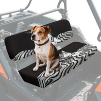 FKELYI UTV Seat Cover Waterproof Powersports Seats Covers Cartoon Cat Print Anti-Dust Mule Bench Seat Cover Compatible with Mule SX 2017-2023 Interior Decor