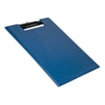 thumbnail image 1 of Carpeta Clip Metálico con Bloc de Notas y Porta Bolígrafo | Plástico 31x22 cm azul 31 x 22, 1 of 2