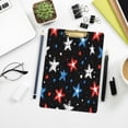 thumbnail image 7 of 12.5" x 9" Acrylic Clipboard with Gold Metal Clip Office and Classroom Essential Stars Doodle Pattern, 7 of 7