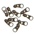 thumbnail image 4 of 10pcs Bronze Zip Puller/Zipper Pull Sliders Head Zipper Repair Sliders Zipper Kit, 4 of 9