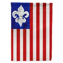 Carolines Treasures 8138-FLAG-PARENT USA Fleur de lis Patriotic American Flag multicolor