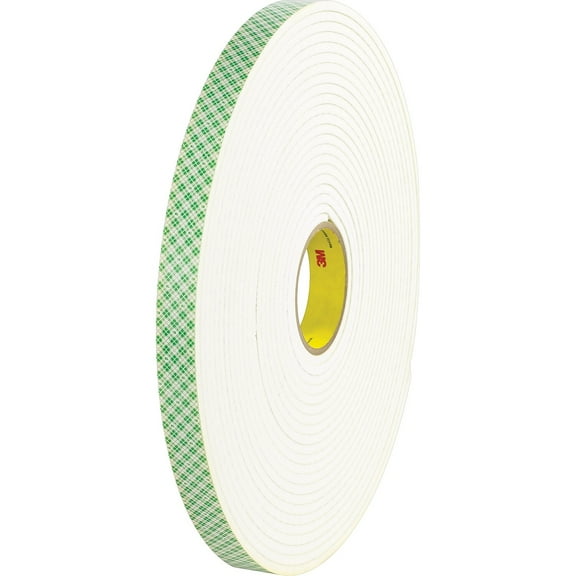 3m Double Foam Tape,1/2x36 yd.,1/8" T95340081PK