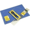Dritz Rotary Cutting Kit, Rotary Cutter, Cutting Mat, Omnigrid Ruler