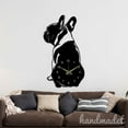 thumbnail image 2 of Handmadetneonsign French Bulldog Wall Clock Unique, Year Date Round Wall Clock, Text Oversize Wall Clock 60317, 2 of 5