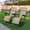 Beige, variant on Geniqua 2X Zero Gravity Chairs Folding Recliner Yard Outdoor Beach Patio Lounge [Black]