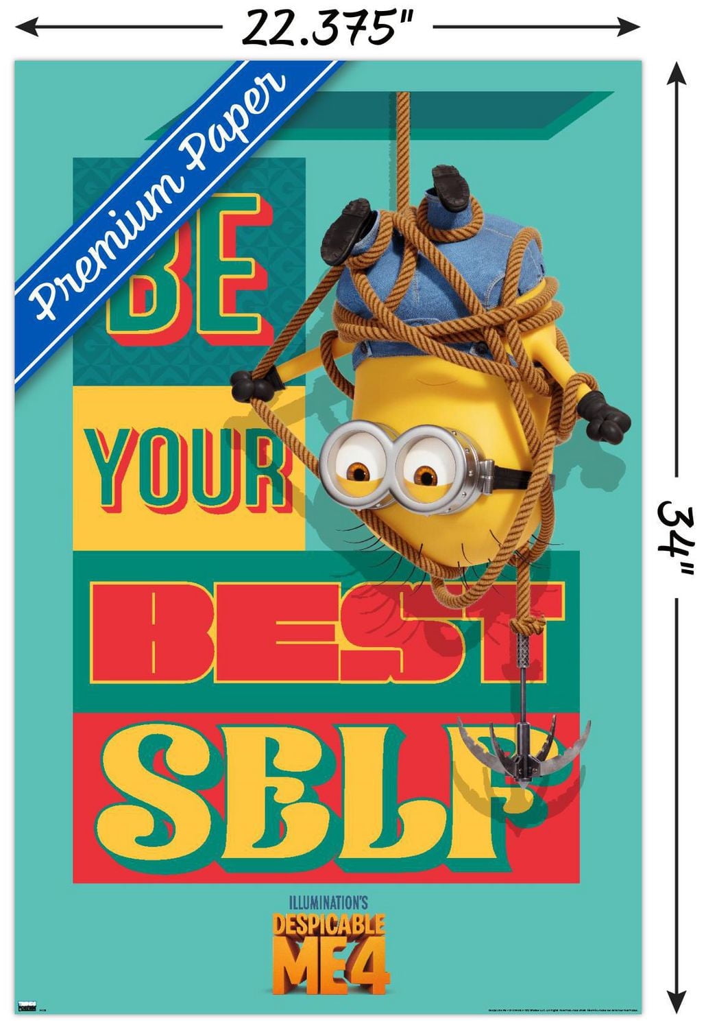 Illumination Despicable Me 4 - Best Self Wall Poster, 22.375" x 34"