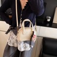 thumbnail image 4 of Bolso de mano estilo occidental para mujer, bandolera de piel suave, informal, estilo mensajero, 2025, 4 of 5