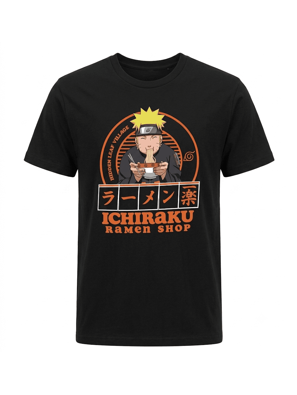 Naruto Men's and Big Men's Graphic Tee with Short Sleeves, Sizes S
