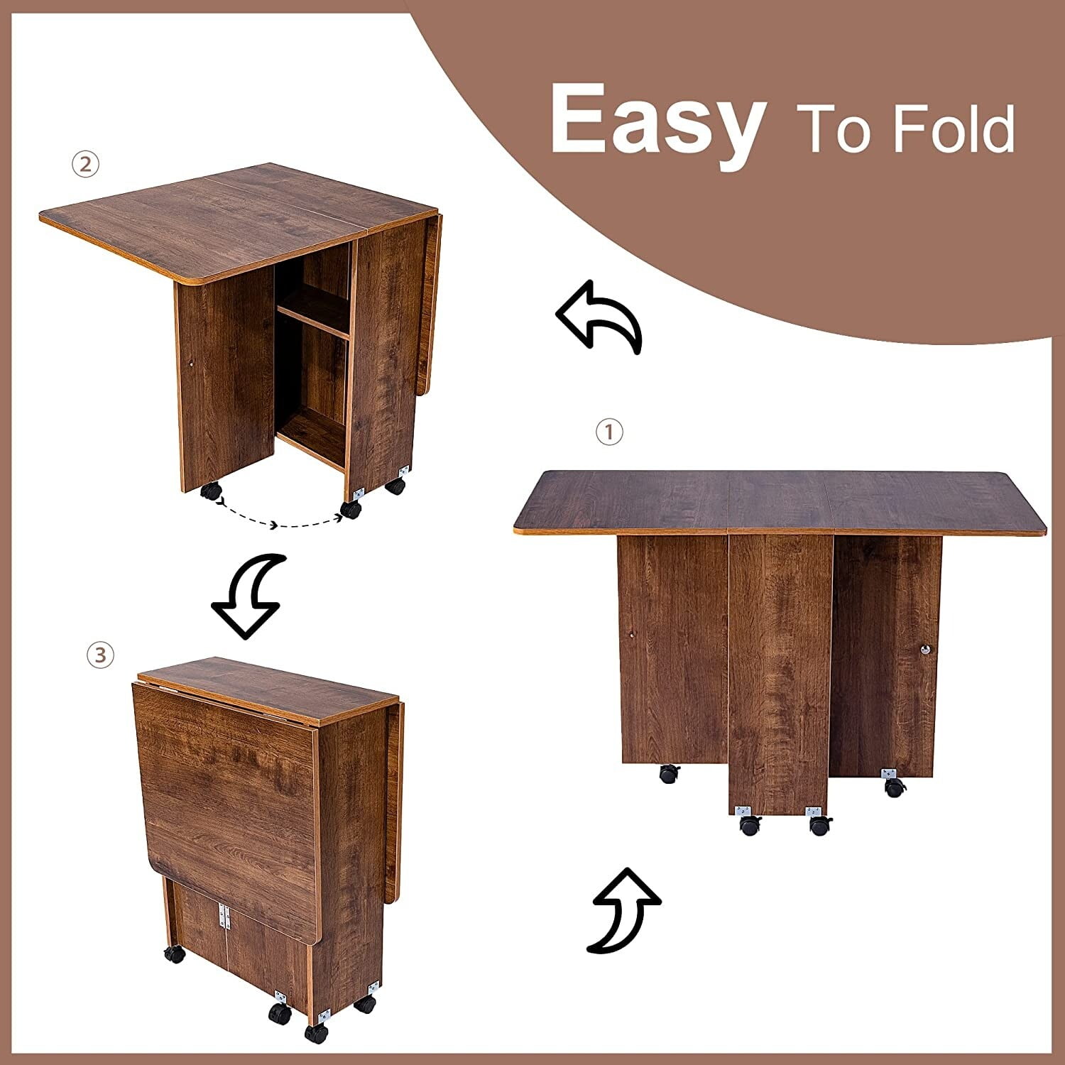 Folding dining table lowest price new arrivals