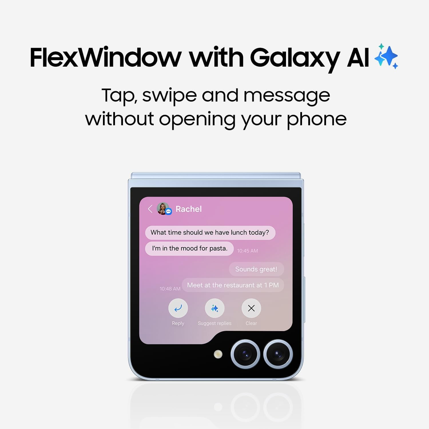 Restored Samsung Galaxy Z Flip6 - Unlocked - 512GB Silver (Refurbished)