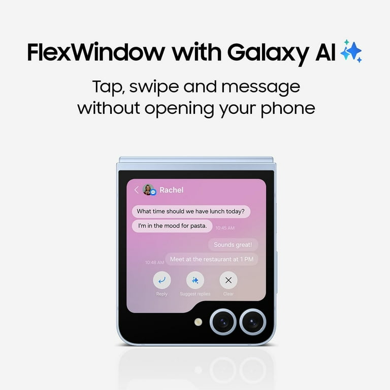 Restored Unlocked Samsung Galaxy Z Flip 6 5G F741U1 Cell Phone