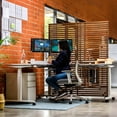 thumbnail image 5 of VersaDesk® Powerlift Electric Corner Desk, Height Adjustable standing desk converter for Home & Office | White Frame, White Surface (72"x72"), 5 of 6