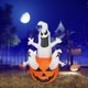 thumbnail image 1 of Calabaza fantasma inflable de Halloween con decoración de patio de lámpara LED para decoración de césped de vacaciones en hogar US-Plug BLESIY inflable, 1 of 7