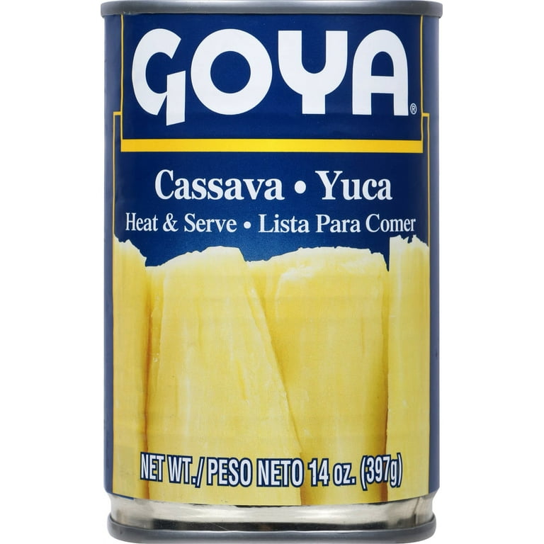 Goya - Cassava Yuca - 14 oz Tin Can - Walmart.com