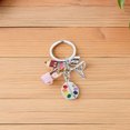 thumbnail image 1 of EXHUMKY 3Ud Llaveros De Lápiz Para Maestras Con Colgante Artístico Multicolor Para Accesorios Y Celebraciones, 1 of 6