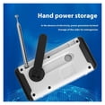 thumbnail image 2 of Waterproof Hand-crank nerator Outdoor Emerncy Radio SOS Solar Charging Strong Light Flashlight ,Handy Bright, 2 of 6