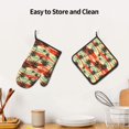 thumbnail image 6 of Gaeub Colorful Hawaii Palms Print Oven Mitts and Pot Holders Sets of 2,Heat Resistant Pad,Cooking Gloves, for Baking BBQ Home Decor, 6 of 7