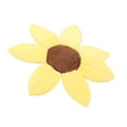 thumbnail image 1 of Soporte para la cabeza del baño del bebé con forma de girasol, esponja de felpa corta, suave y agradable para la piel, almohadilla de baño con forma de flor para la ducha, 1 of 15