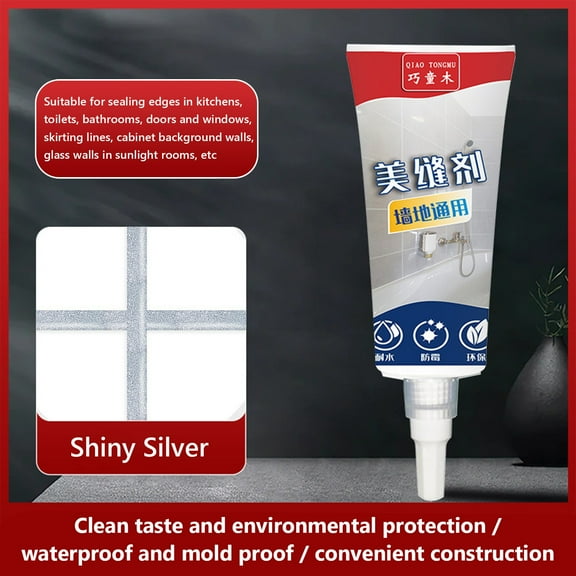 Ovzne 100G Wall And Floor Joint Sealant – Tile Wood Flooring Gap Filler, Seamless Finish, Easy Application, Cost-Effective For All Rooms