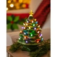 thumbnail image 3 of 14'' LED Ceramic Christmas Tree with Lights and Music, 8.3'' x 8.3'' x 14'' inches, 3 of 4