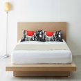 thumbnail image 6 of Yayeee Pillowcase King Size Set of 2 Satin Wrinkle Resistant Pillow Case, Black Streets, 6 of 8