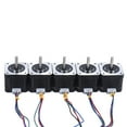 thumbnail image 4 of 5pcs Nema 17 paso a paso Stepping unidad de control de motor Fase 2 1.8 Grado 42mm 0.9A 0.4 Nm con p Tomshoo 5 piezas, 4 of 7