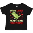 thumbnail image 3 of Inktastic Sorry Ladies Mommy is My Valentine Dinosaur Boys Toddler T-Shirt, 3 of 5