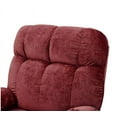 thumbnail image 2 of 180°  Lay Flat Electric Lift Recliner Chair, Mid-Size Power Recliner Sofa with Heat and Massage, Fabric Sofa Chair with Side Pockets and Cup Holders for Elderly Adults, 2 of 7