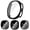 Black, variant on AYAMAYA for Samsung Galaxy Watch 8 Screen Protector Case with Tempered Glass, HD Full Protection Hard PC Case Anti Scratch for Galaxy Watch 8 44mm, Clear