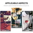 thumbnail image 5 of KAKOWELY Glasses Draining Rack 1 Pc Multi-layers Wine Cups Holder Stainless Storage Rack for Kitchen (Silver)13.39"X8.58"X1.97", 5 of 5