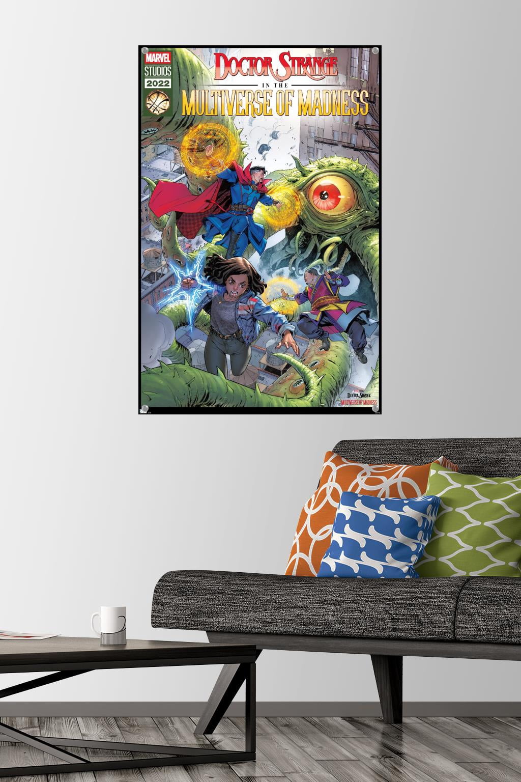Marvel Doctor Strange in the Multiverse of Madness - Action Wall Poster with Pushpins, 22.375" x 34"