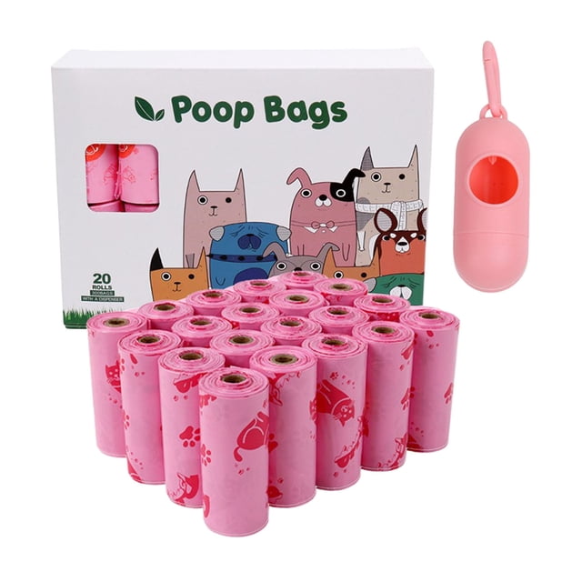 Biodegradable Dog Poop Bags With Scented Odor Control Pet Waste Bags For Dogs And Cats Indoor Outdoor Use Compostable EPI Material