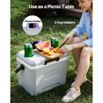 thumbnail image 6 of 17 Quart Hard Cooler, Leak-Resistant, 48 Hour Ice Retention, Heavy-Duty Handle, Ultra-Light for Camping Concerts Sports, 6 of 6