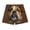 Coffee, variant on Mgmyaa Men's Funny Dog Print Shorts Casual Elastic Waist Summer Beach Shorts with Pockets