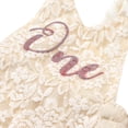 thumbnail image 4 of EYIIYE Bébé Fille une Pièce Robe Tutu en Dentelle avec une Lettre d'Impression, 4 of 8