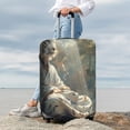 thumbnail image 3 of Lsque Forest Meditating White Tiger Printed Luggage Cover, Travel Luggage Protector,Scratch and Dirt Resistant, Fits 18-32 Inch Luggage - Large, 3 of 9