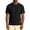 Black, variant on hlysgo Mens Short Sleeve T-Shirts Casual Knit Texture Crewneck Pocket Tee Tops Loose Fit Summer Shirt Black,4xL