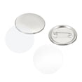 thumbnail image 5 of Unique Bargains 1.72inch Blank Button Making Supplies,10Pcs Badge Parts for Button Maker Machine, 5 of 5