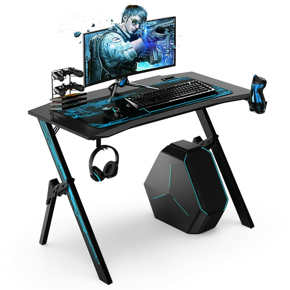43" Carbon Fiber Desktop Computer Gaming Desk or Computer Gaming Chair