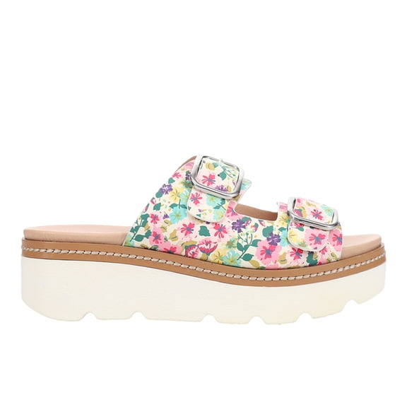 Chinese Laundry Womens Surfs Up Floral Platform Slide Casual Shoes