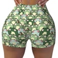 thumbnail image 2 of Fotbe Cute Frog Shorts Sin Costuras – Shorts Deportivos de Cintura Alta para Mujer, Elásticos para Gimnasio, Yoga, Running o Ciclismo-Small, 2 of 8