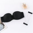 thumbnail image 1 of 1pcs Bra Push Up Clear Back Straps Wedding Party Invisible Bra Strapless Padded, 1 of 5